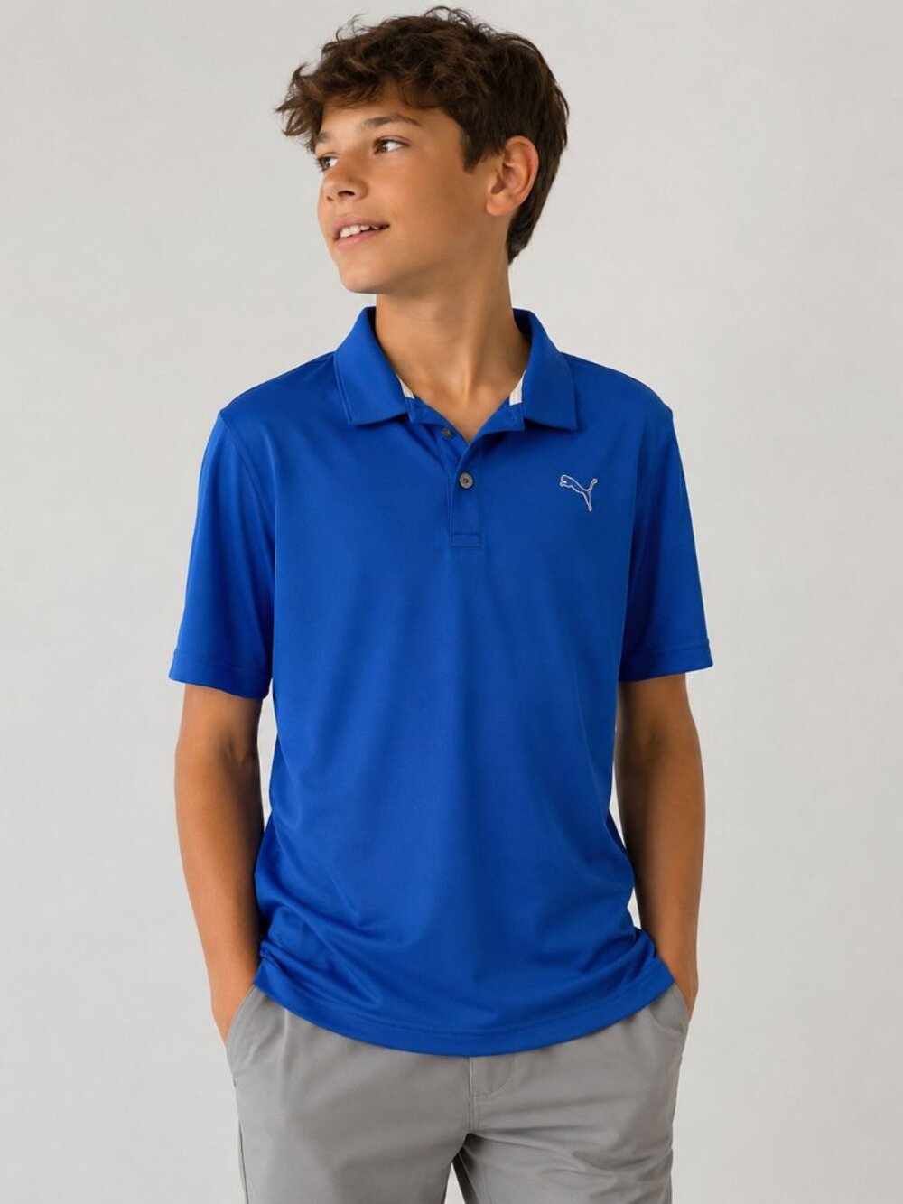 Puma Golf Performance Polo Shirt Youth XL (12–14Y) Royal Blue